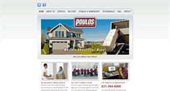 Desktop Screenshot of poulosmoving.com